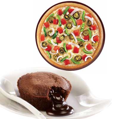 "Veg Pizza Combo - code V04(Dominos) - Click here to View more details about this Product